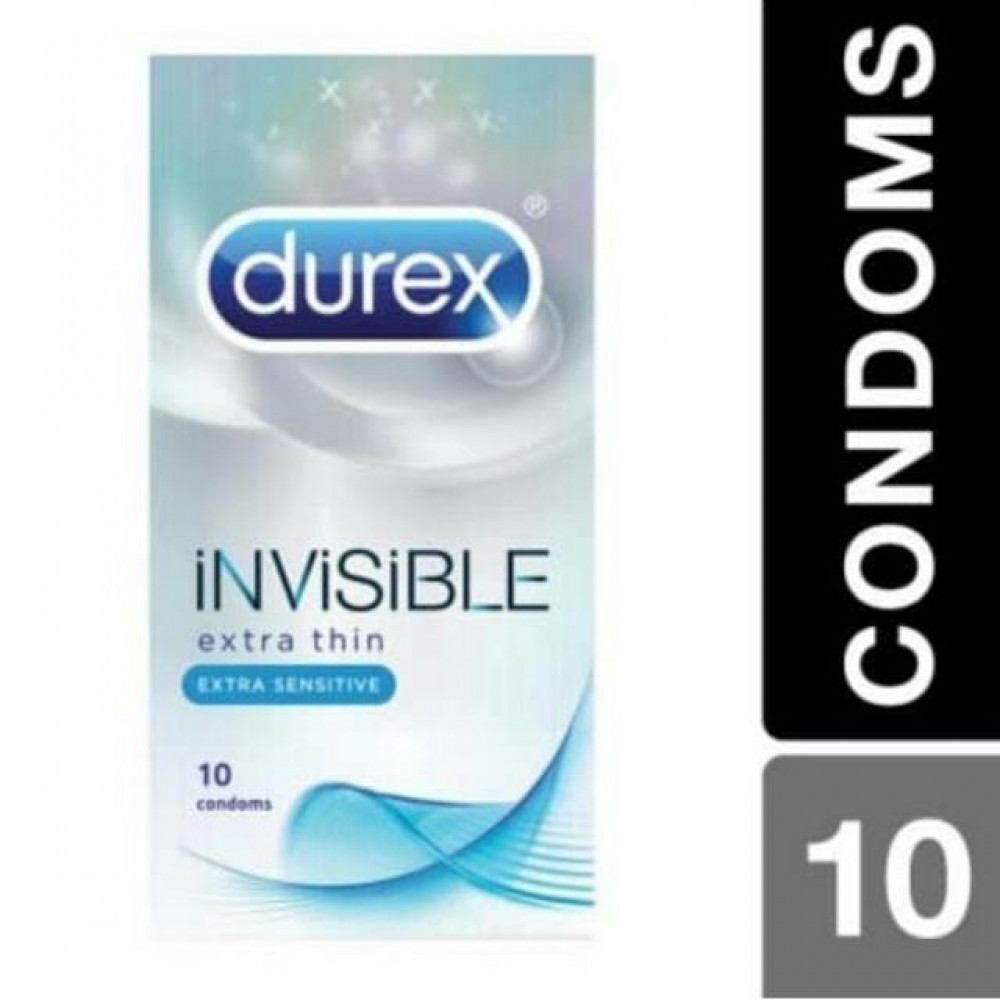 Extra Thin Durex Invisible Condom - Extra Sensitive (3'S) or (10'S) @