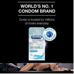 Extra Thin Durex Invisible Condom - Extra Sensitive (3'S) or (10'S) @