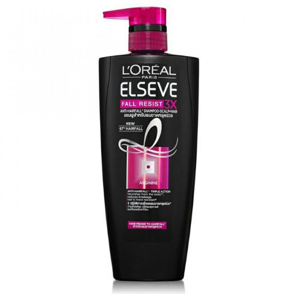 Loreal Elseve Fall Resist 3X Shampoo (650ml) Anti Hairfall