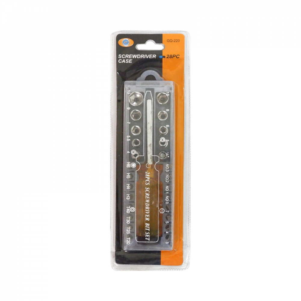GQT 28Pcs Screwdriver Case No:GQ-220 GQT 28Pcs Screwdriver Case No:GQ-220