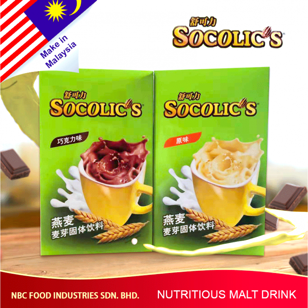 NBC Socolics Nutritious Chocolate Malt Drink 30gram x 7sachet NBC Socolics Nutritious Chocolate Malt Drink 30gram x 7sachet