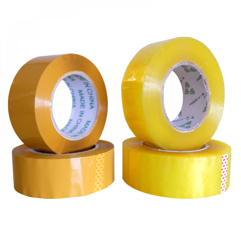 Packing Transparent and Yellow Opp Sealing Tape 4.5 cm Width X 2.5 cm Thick Packing Transparent and Yellow Opp Sealing Tape 4.5 cm Width X 2.5 cm Thick
