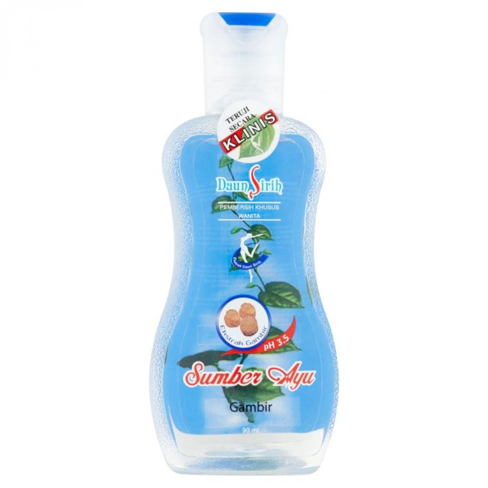 Sumber Ayu Pembersih Kewanitaan Daun Sirih - Gambir 90ml Sumber Ayu Pembersih Kewanitaan Daun Sirih - Gambir 90ml