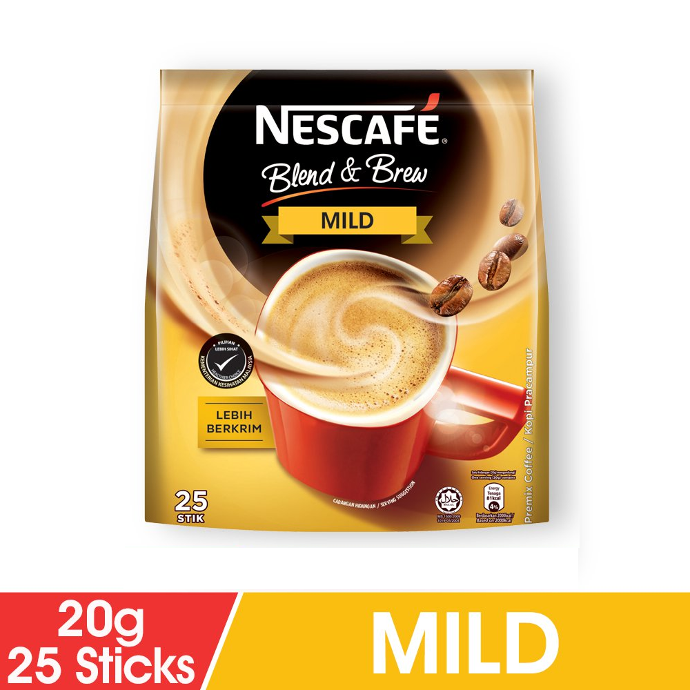 NESCAFÉ® Blend & Brew 25'S x 20G (Mild) NESCAFÉ® Blend & Brew 25'S x 20G (Mild)