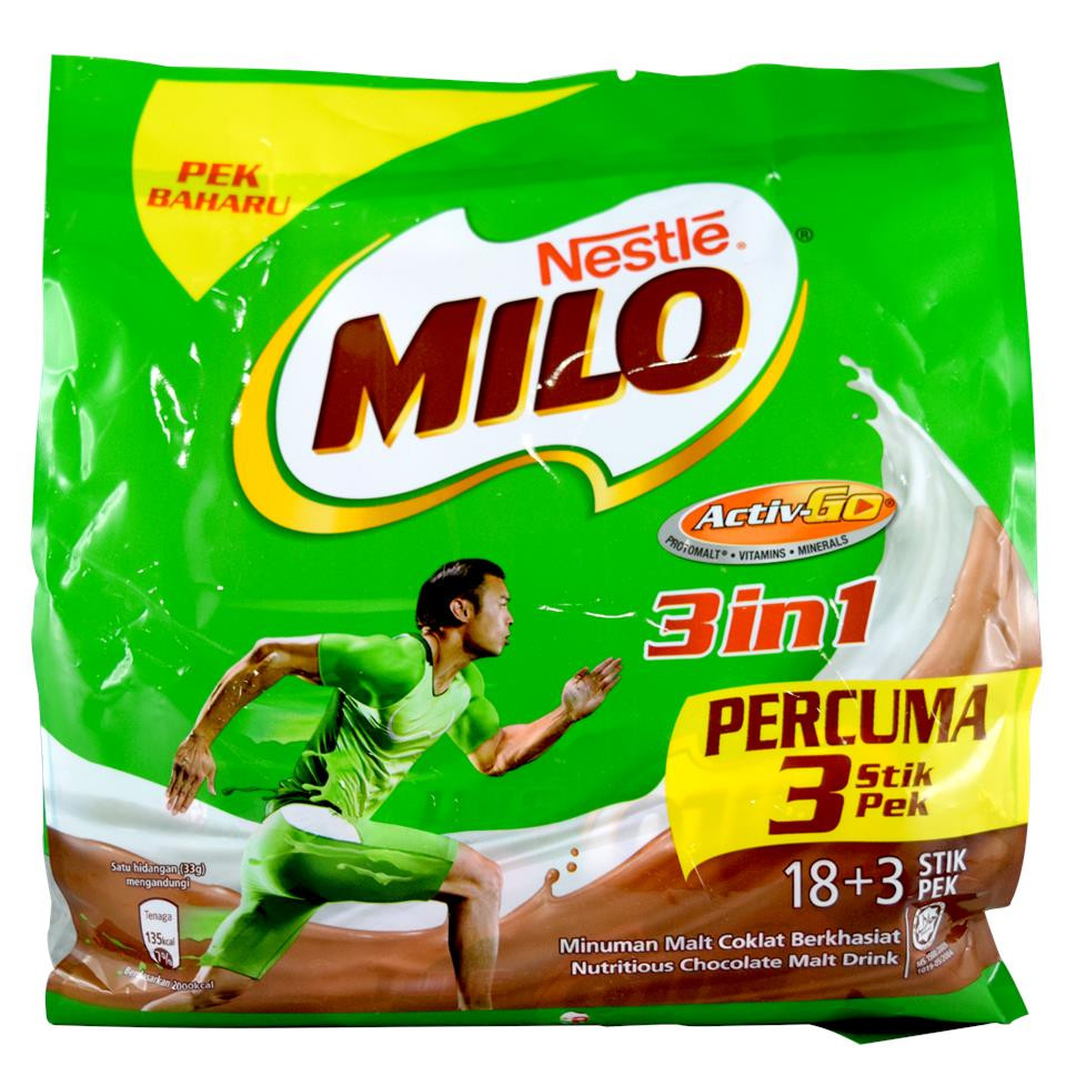 Nestle Milo Activ Go 3 In 1 (21 stick pack) Nestle Milo Activ Go 3 In 1 (21 stick pack)
