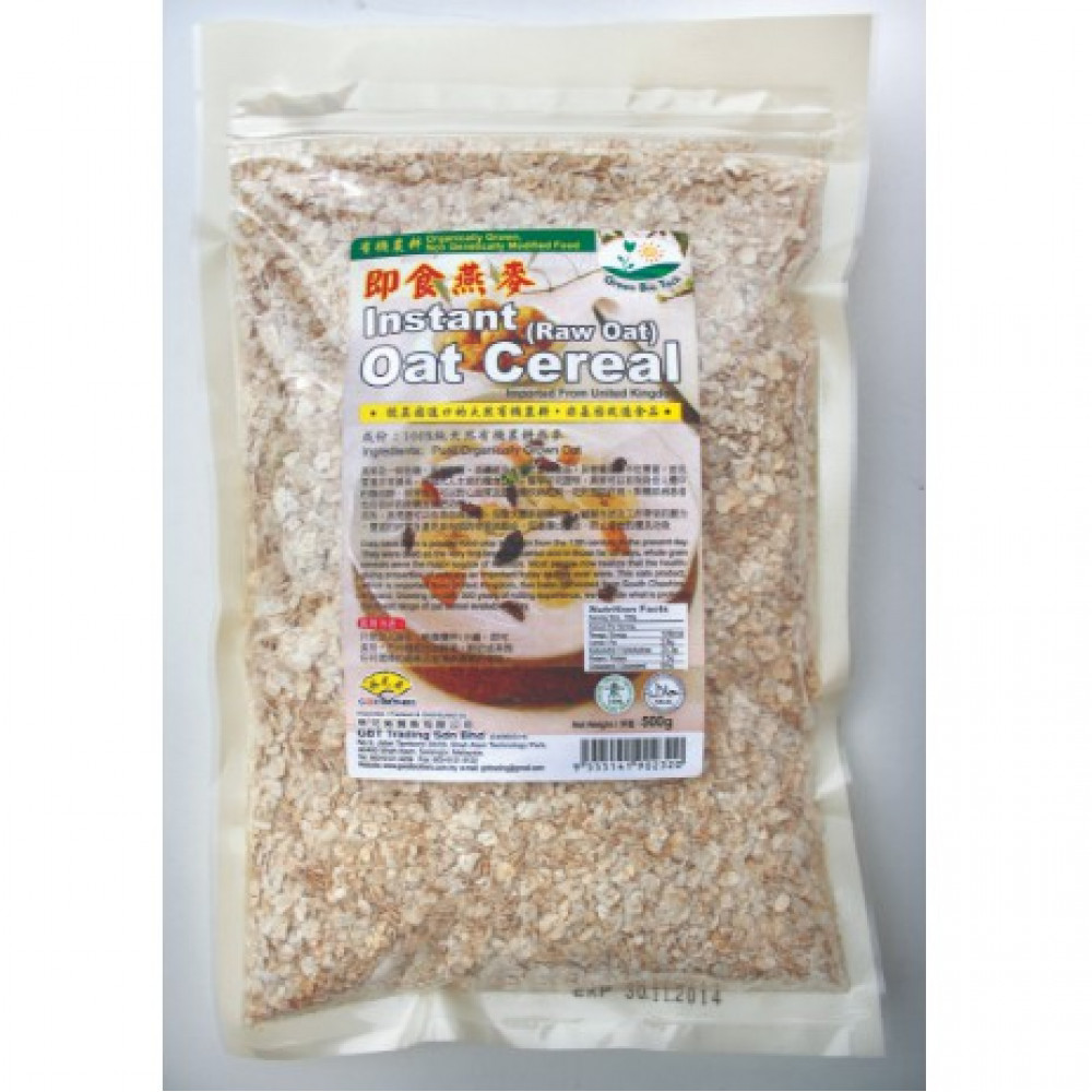 GBT INSTANT ORGANIC OAT CEREAL 500GM GBT INSTANT ORGANIC OAT CEREAL 500GM