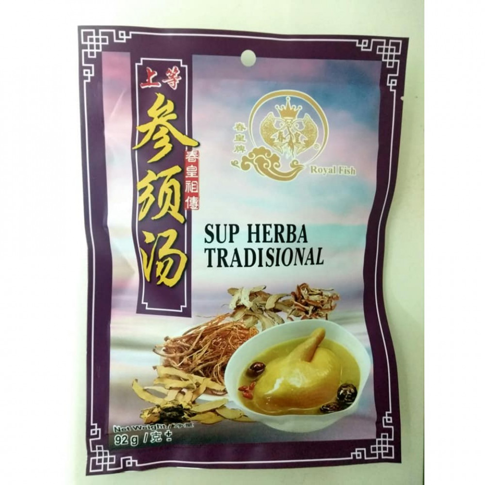 TRADITIONAL HERBAL SOUP 上等参须汤 92g TRADITIONAL HERBAL SOUP 上等参须汤 92g