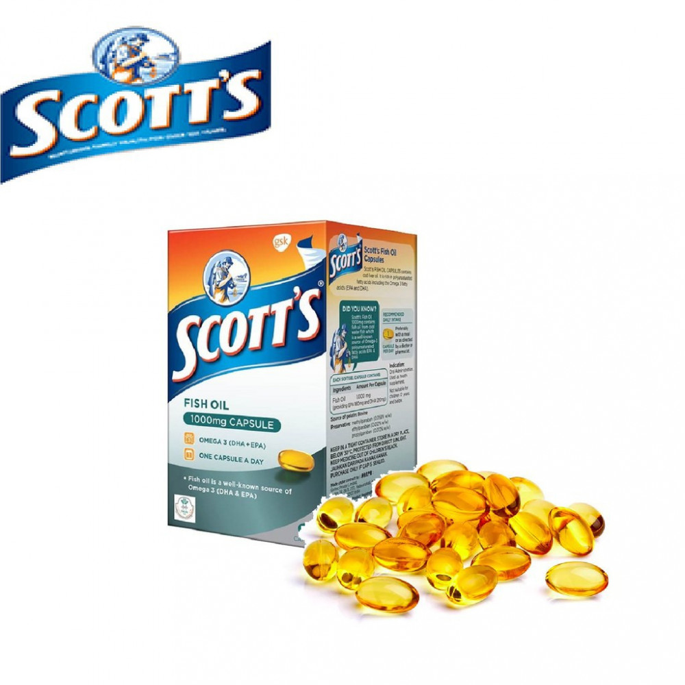 scott's fish oil 1000mg 60 capsules scott's fish oil 1000mg 60 capsules