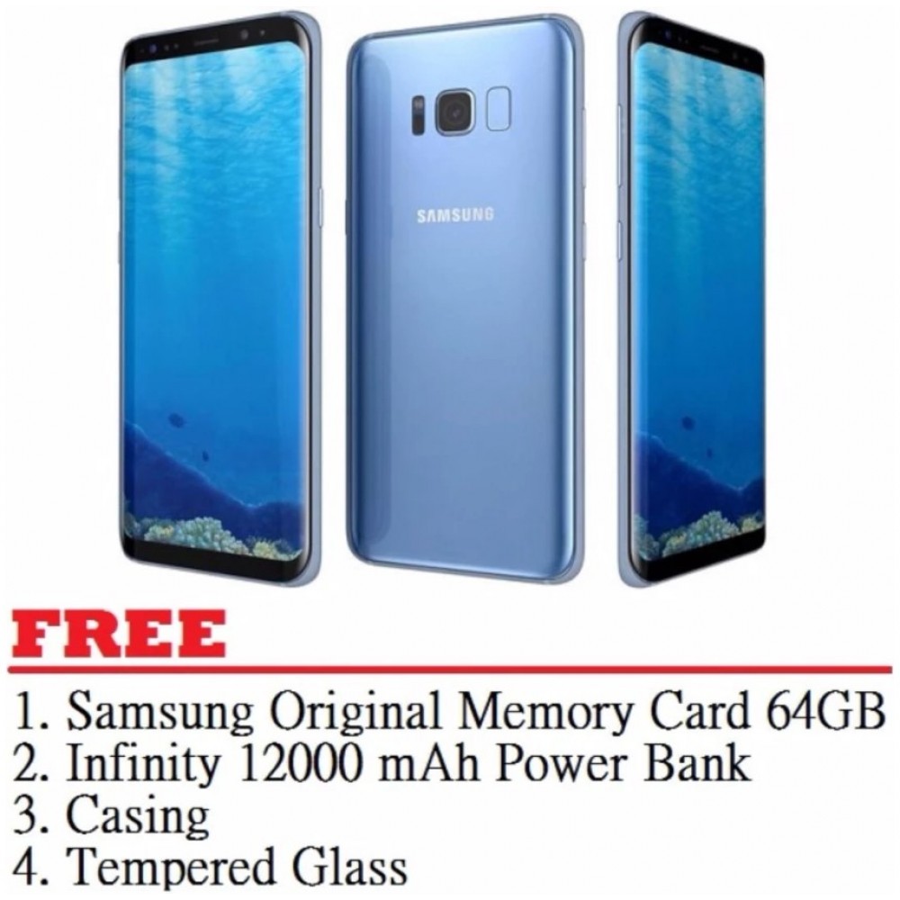 Samsung Galaxy S8 Plus 64GB (Blue) - Malaysia Set Samsung Galaxy S8 Plus 64GB (Blue) - Malaysia Set