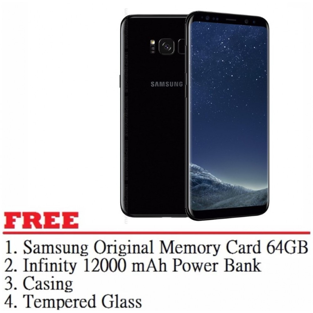 Samsung Galaxy S8 Plus 64GB (Black) - Malaysia Set Samsung Galaxy S8 Plus 64GB (Black) - Malaysia Set