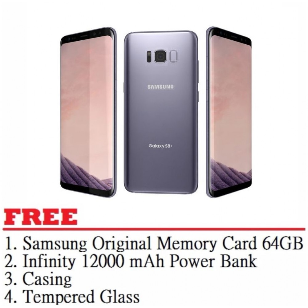 Samsung Galaxy S8 Plus 64GB (Grey) - Malaysia Set Samsung Galaxy S8 Plus 64GB (Grey) - Malaysia Set