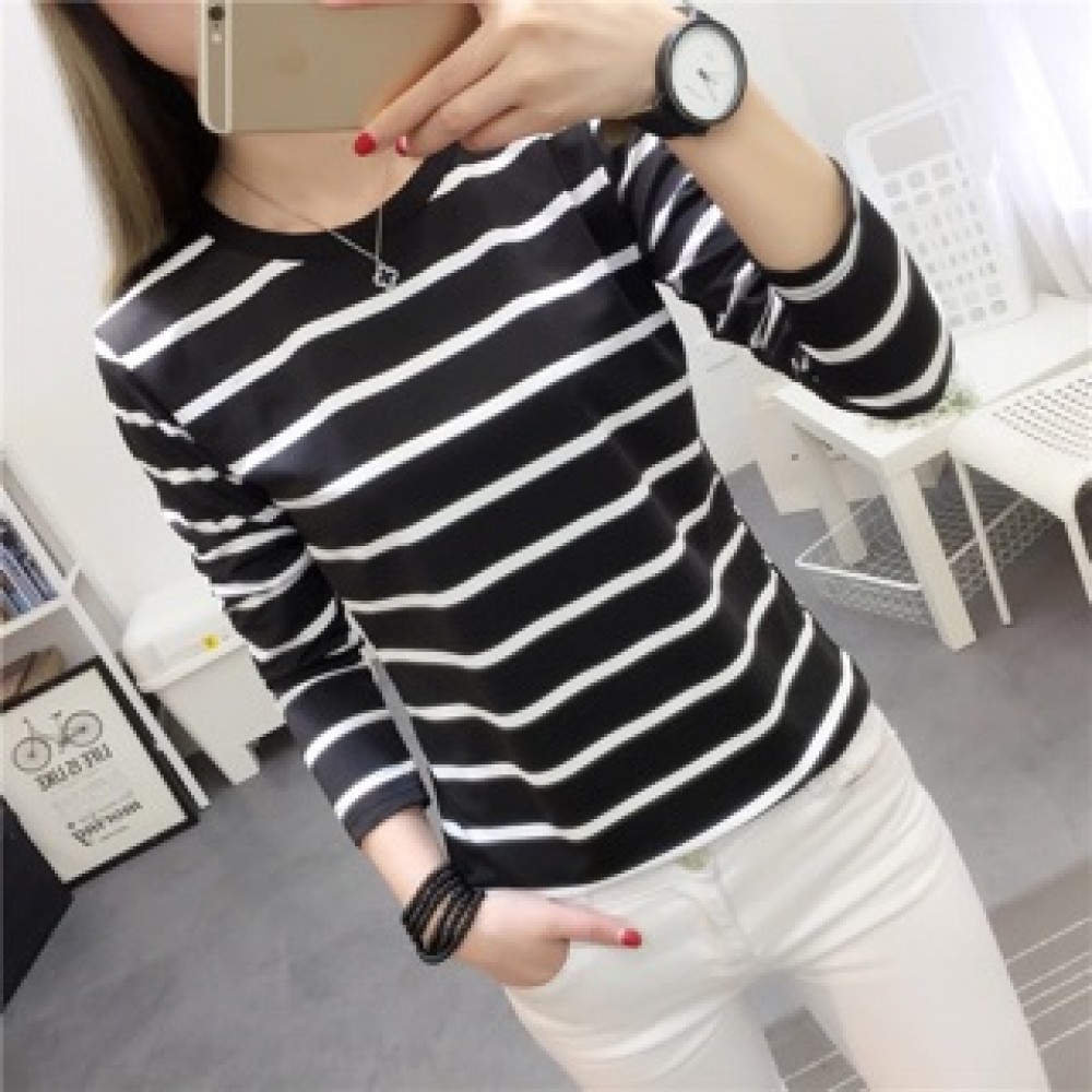 (MY Ready Stock) Korean Stripe tee batch 4 LH46 (MY Ready Stock) Korean Stripe tee batch 4 LH46