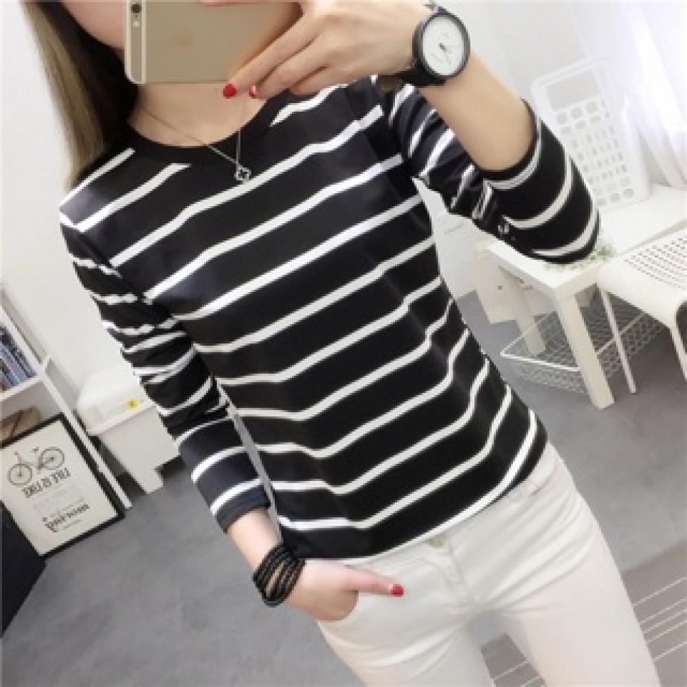 (MY Ready Stock) Korean Stripe tee batch 4 LH46