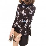 (MY Ready Stock) Floral Korean Blouse LH61