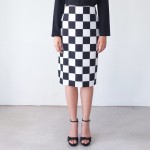 (MY Ready Stock) Checkered Skirt LH135