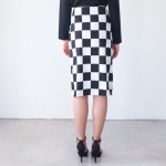 (MY Ready Stock) Checkered Skirt LH135