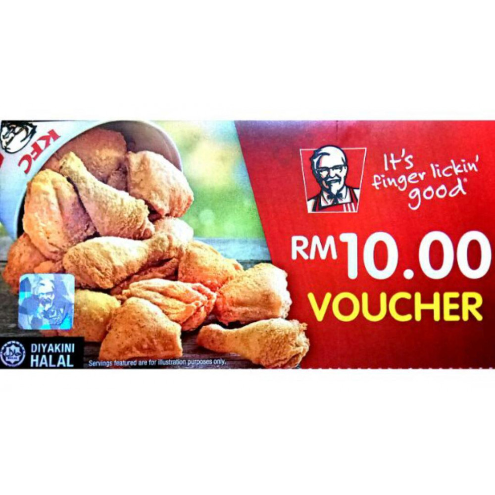 KFC Voucher RM100 KFC Voucher RM100