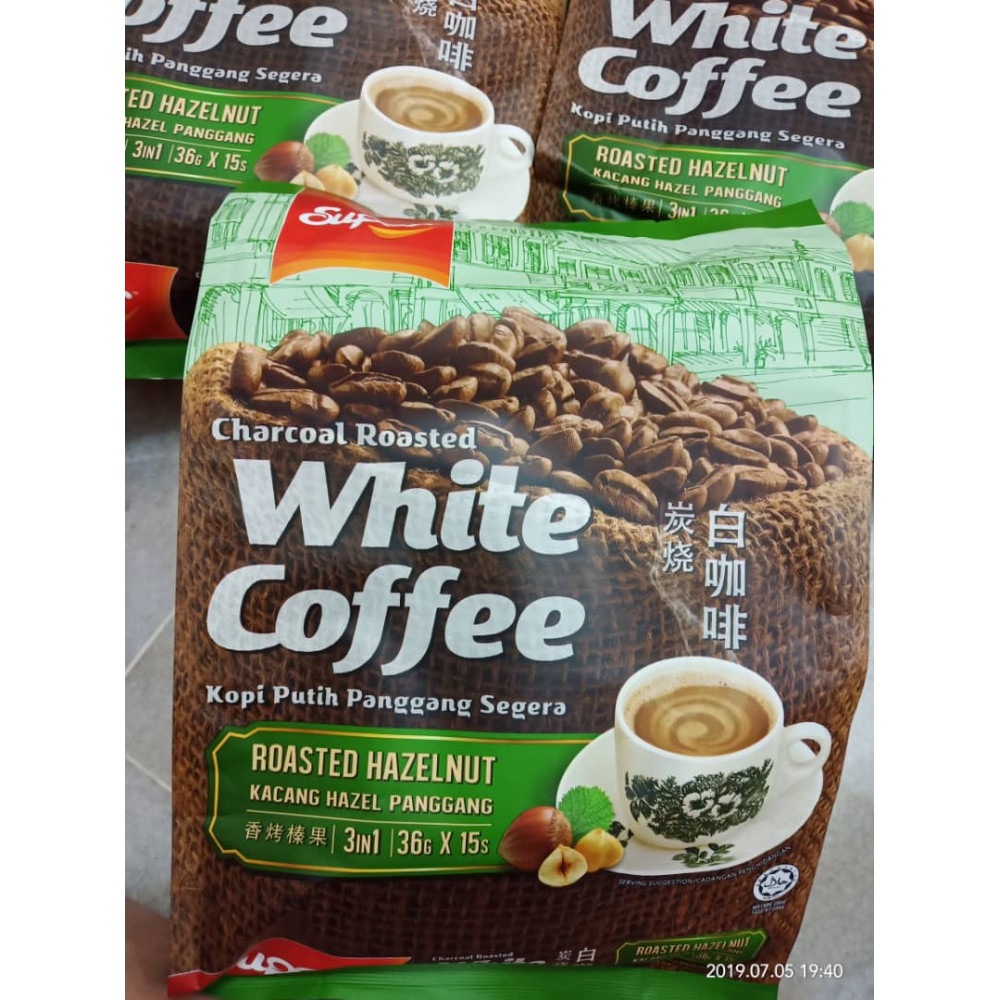 Super Charcoal Roasted White Coffee Hazelnut