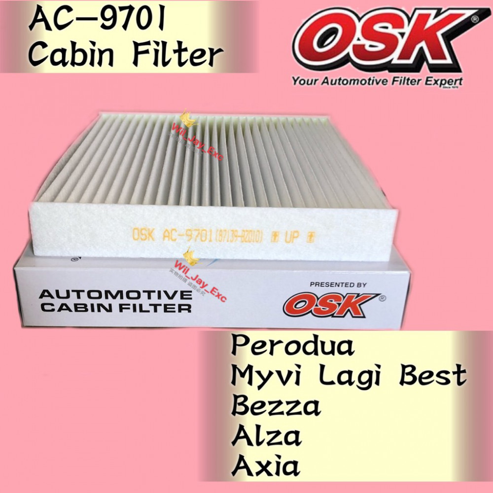 Osk Ac 9701 Cabin Filter Myvi Lagi Best Bezza Axia Alza Swift Ertiga Subaru Brz Toyota