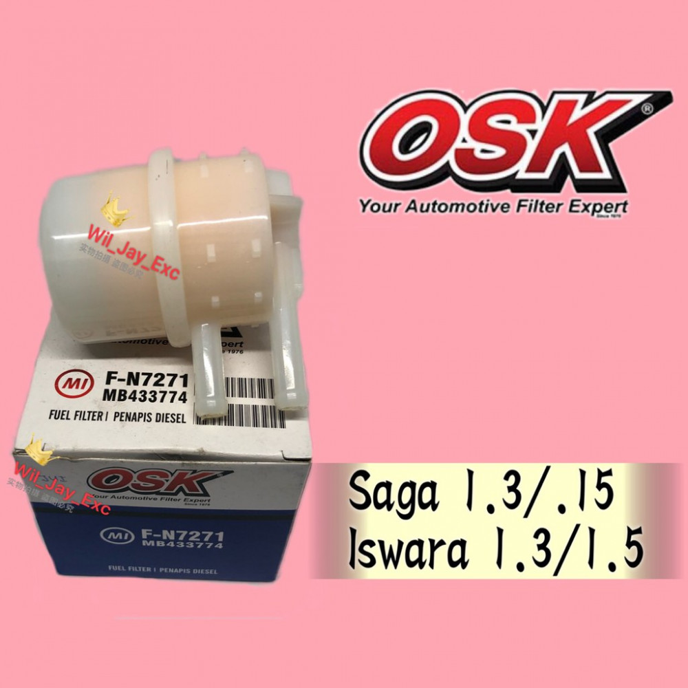 OSK FUEL FILTER SAGA 12V, ISWARA (F-N7271) OSK FUEL FILTER SAGA 12V, ISWARA (F-N7271)