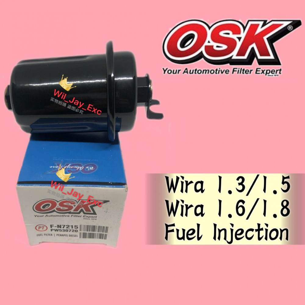 OSK FUEL FILTER WIRA 1.3/1.5/1.6/1.8 INJECTION (F-N7215) OSK FUEL FILTER WIRA 1.3/1.5/1.6/1.8 INJECTION (F-N7215)
