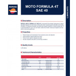 REPSOL MOTO 4T FORMULA SAE 40 1 LITER SAE40