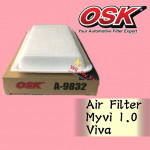 OSK AIR FILTER MYVI 1.0cc, VIVA A-9832 (17801-B2010)