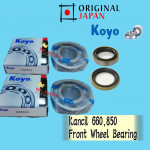 PERODUA KANCIL,FRONT WHEEL BEARING 2 PCS(KOYO JAPAN) WITH OIL SEAL2 PCS