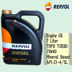 REPSOL THPD 15W40 TURBO DIESEL ENGINE OIL 7 LITER