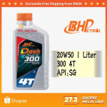 1 LITER BHP DASH 300 4T 20W50 MOTORCYCLE OIL