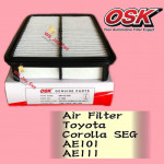 OSK AIR FILTER A-1383 TOYOTA COROLLA SEG AE101 , AE111