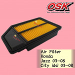 OSK AIR FILTER A-AV292 HONDA CITY I-DSI, JAZZ 2003-2008