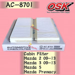 OSK CABIN FILTER AC-8701 MAZDA 2, MAZDA 3, MAZDA 5, MAZDA PREMACY AIRCOND FILTER