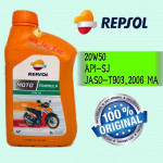 REPSOL MOTO 4T FORMULA 20W50 1 LITER