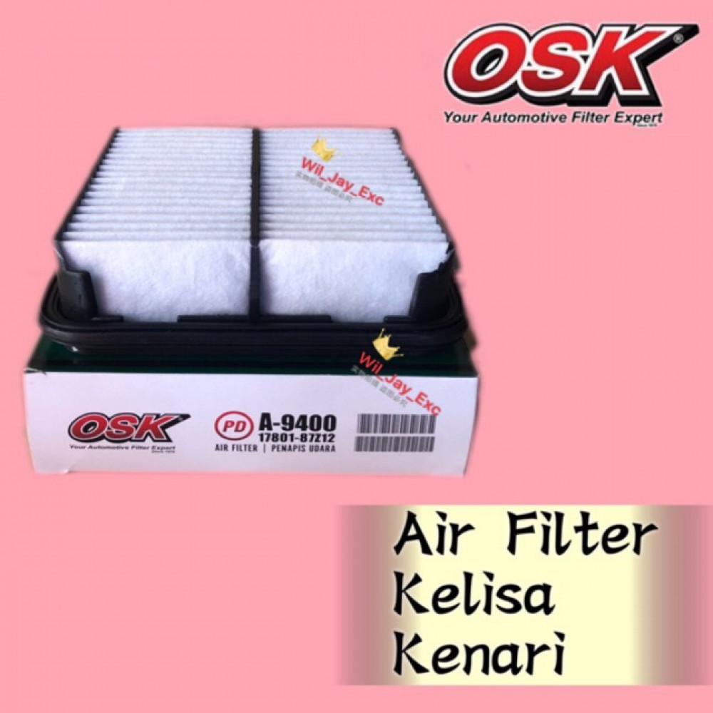 OSK AIR FILTER A-9400 PERODUA KELISA, KENARI OSK AIR FILTER A-9400 PERODUA KELISA, KENARI