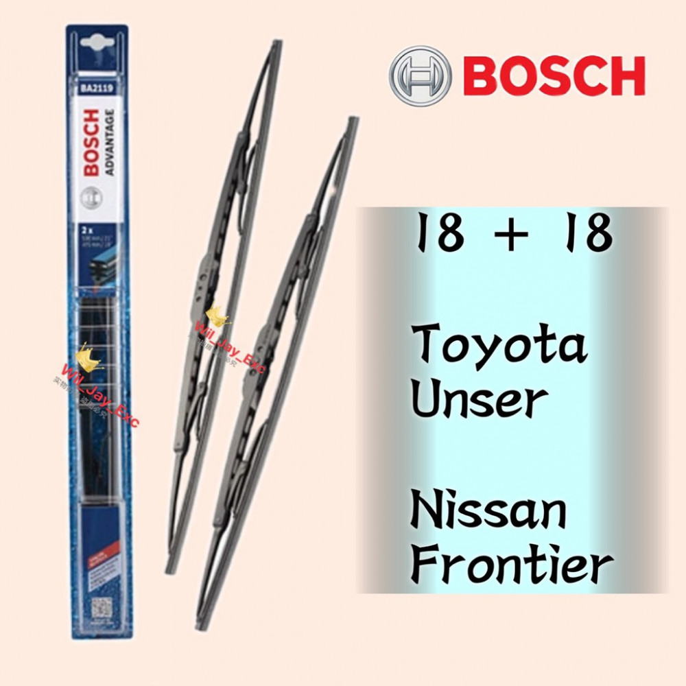 BOSCH WIPER ADVANTAGE WIPER BLADE 18 + 18 UNSER, FRONTIER BOSCH WIPER ADVANTAGE WIPER BLADE 18 + 18 UNSER, FRONTIER