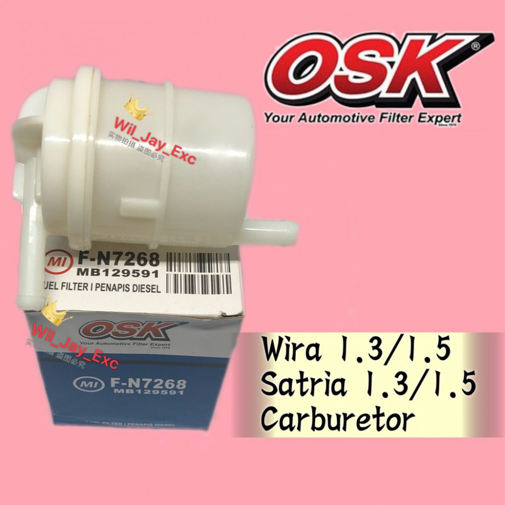 OSK FUEL FILTER WIRA , SATRIA (F-N7268) OSK FUEL FILTER WIRA , SATRIA (F-N7268)