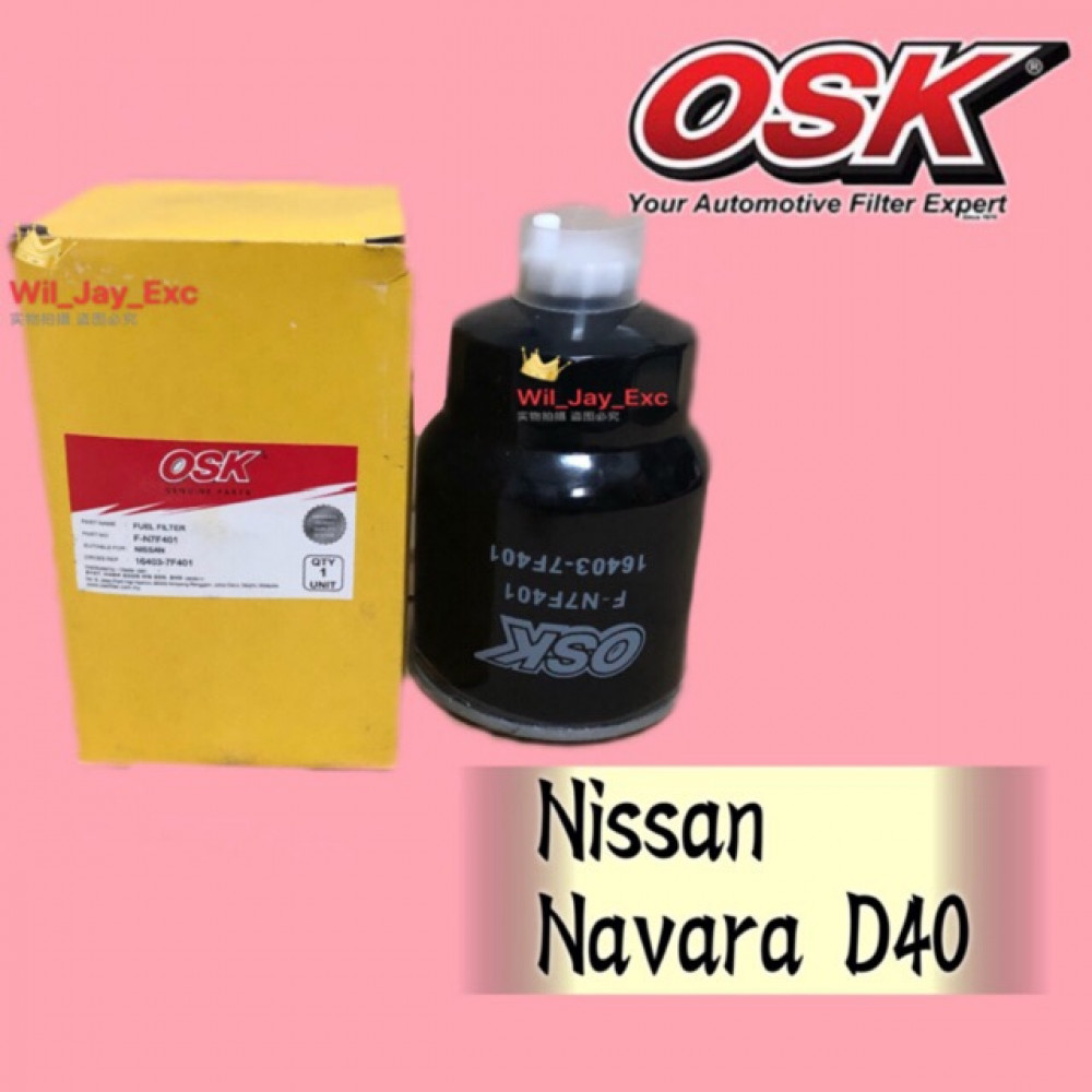 OSK FUEL FILTER DIESEL FILTER NISSAN NAVARA F-N7F401