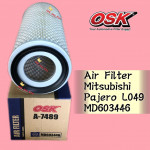 OSK AIR FILTER A-7489 MITSUBISHI PAJERO L049 MD603446