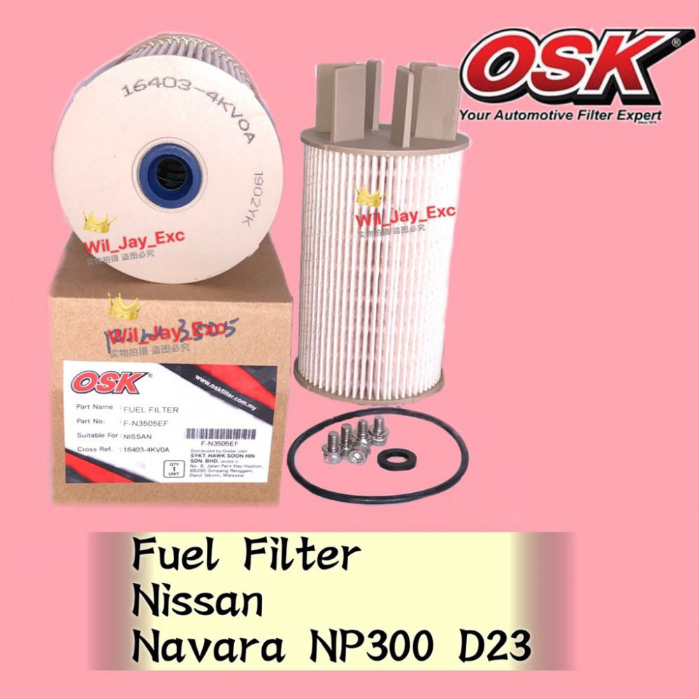OSK FUEL FILTER F-N3505E NISSAN NAVARA NP300 D23 DIESEL FILTER