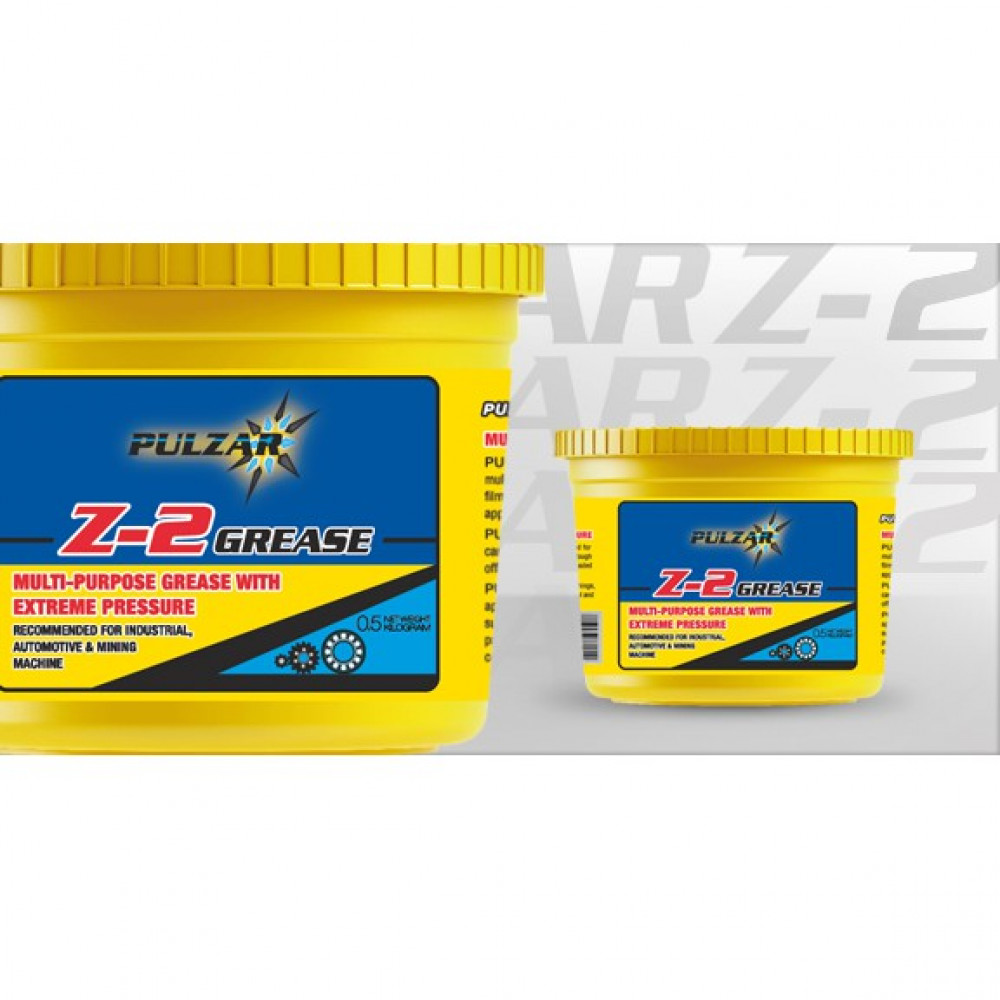 0.5KG (500G) PULZAR Z-2 EXTREME PRESSURE GREASE 0.5KG (500G) PULZAR Z-2 EXTREME PRESSURE GREASE