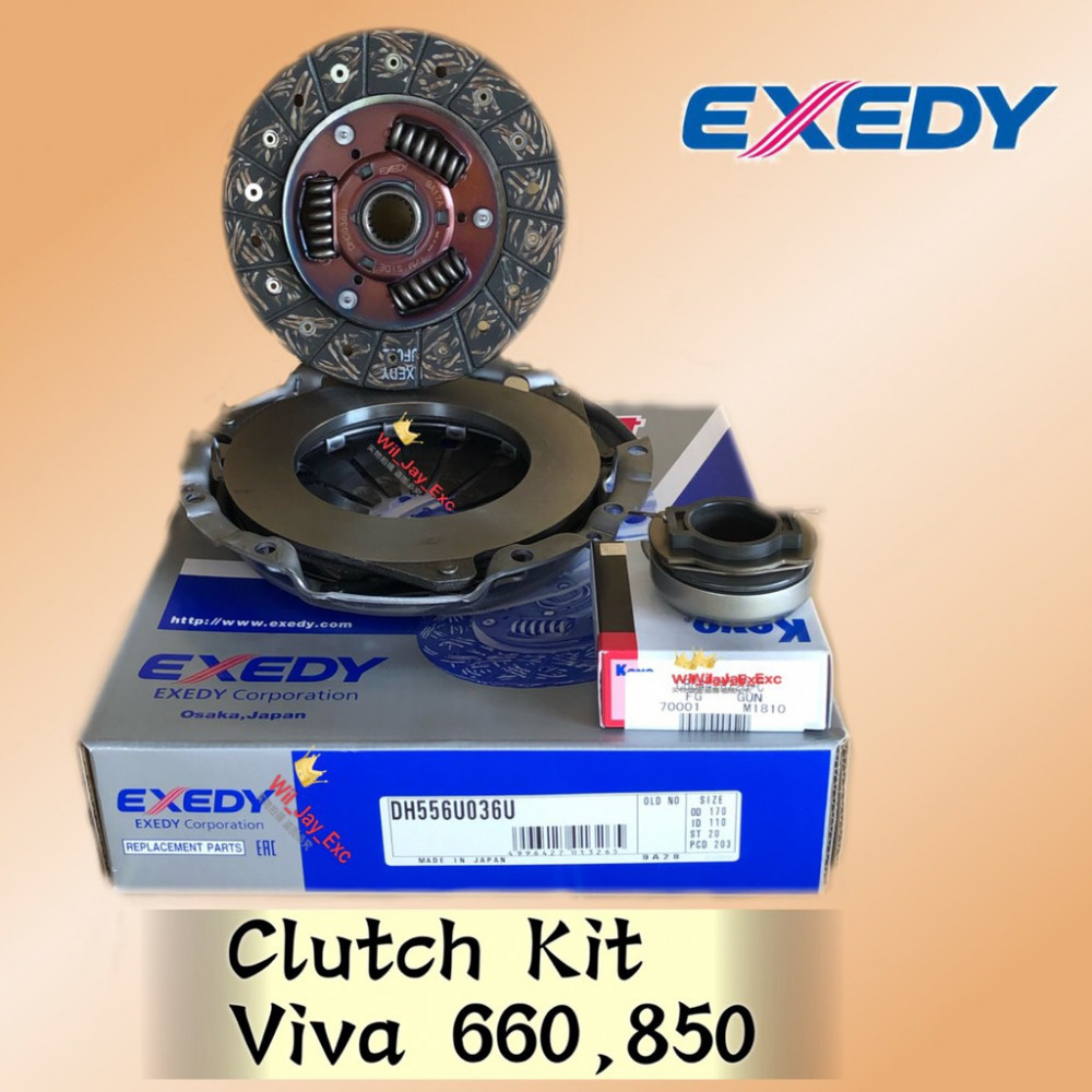 EXEDY VIVA 660CC,850CC CLUTCH KIT + BEARING KOYO JAPAN DH556U036U EXEDY VIVA 660CC,850CC CLUTCH KIT + BEARING KOYO JAPAN DH556U036U