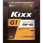 4 LITER KIXX G1 5W40 ENGINE OIL FULLY SYNTHENTIC