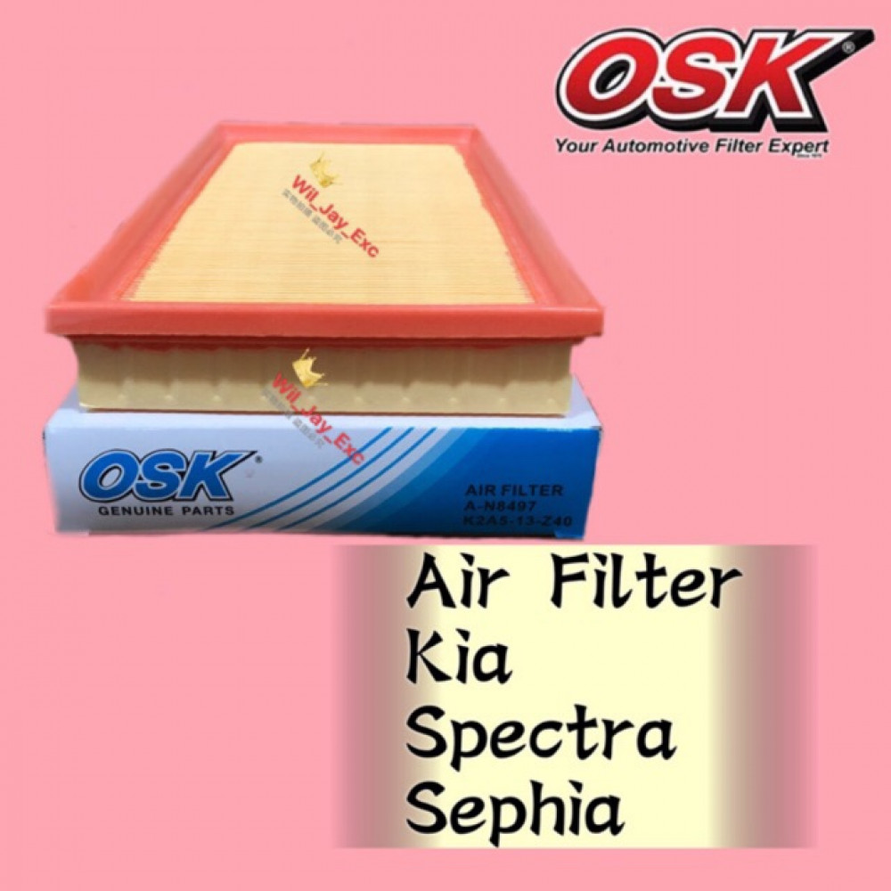 OSK AIR FILTER KIA SPECTRA,SEPHIA A-N8497 (K2A5-13-Z40A) NAZA CITRA