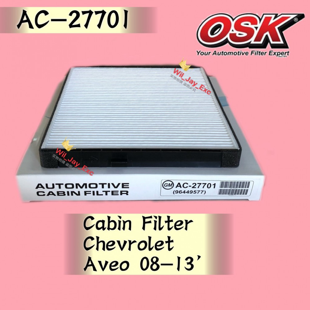 OSK CABIN FILTER AC-27701 CHEVROLET AVEO 2008-2013 AIRCOND FILTER