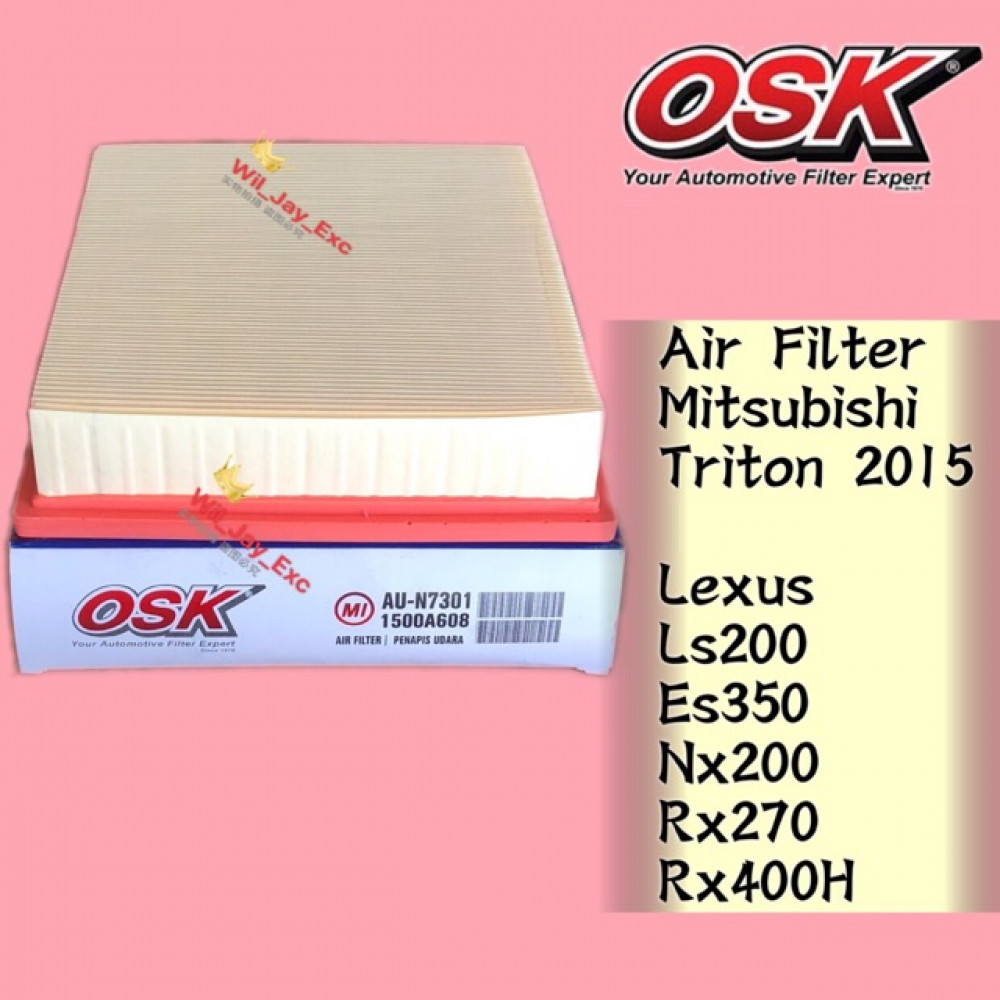OSK AIR FILTER AU-N7301 MITSUBISHI TRITON 2015, LEXUS OSK AIR FILTER AU-N7301 MITSUBISHI TRITON 2015, LEXUS