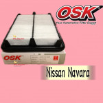OSK AIR FILTER NISSAN NAVARA 2.5CC D40 ,3.0CC A-N3770 (6546-EB70A)