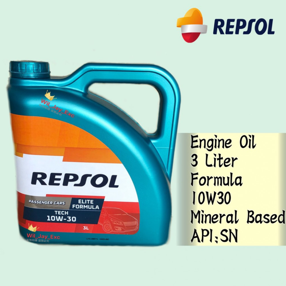 REPSOL 10W30 3 LITER ELITE TECH ENGINE OIL REPSOL 10W30 3 LITER ELITE TECH ENGINE OIL