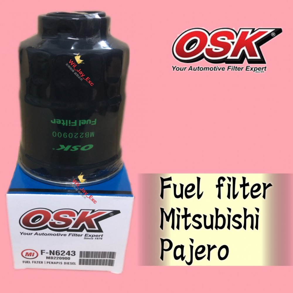 OSK FUEL FILTER F-N6243 PAJERO DIESEL FILTER OSK FUEL FILTER F-N6243 PAJERO DIESEL FILTER
