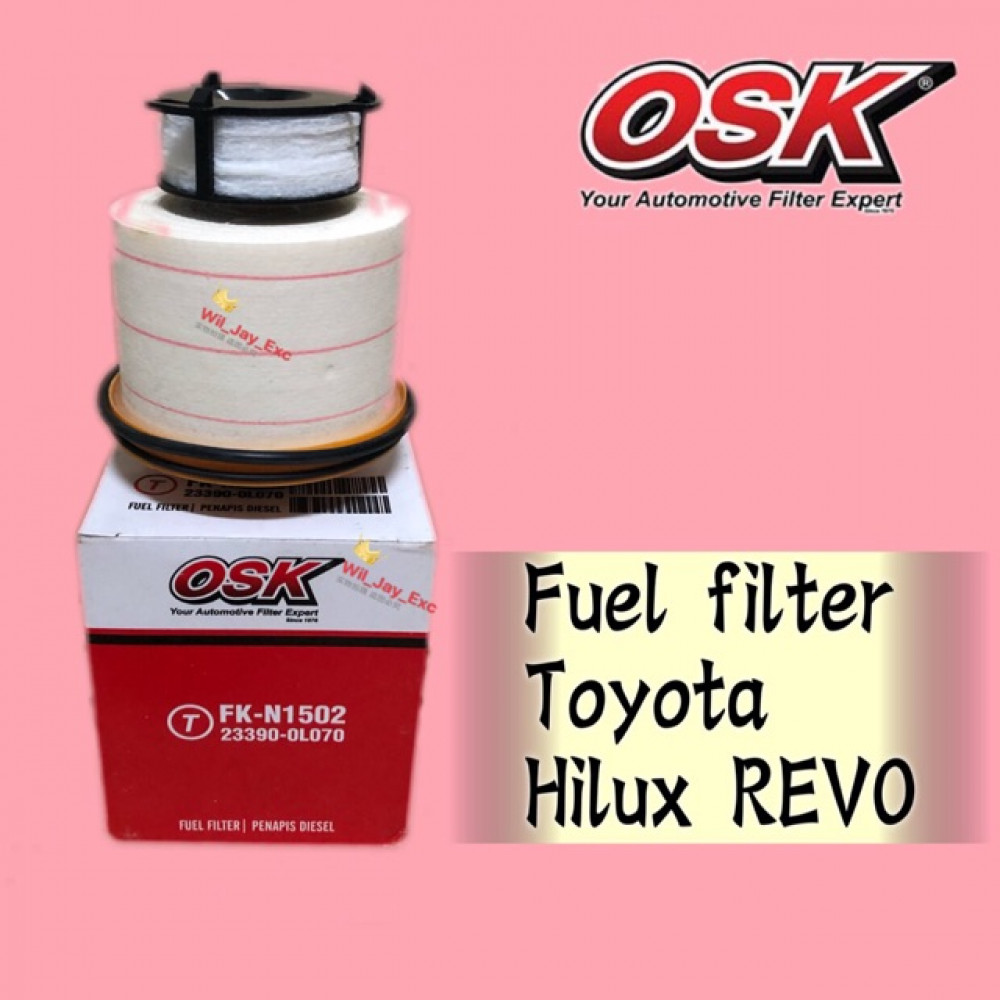 OSK FUEL FILTER FK-N1502 DIESEL FILTER TOYOTA HILUX REVO GUN125, GUN120